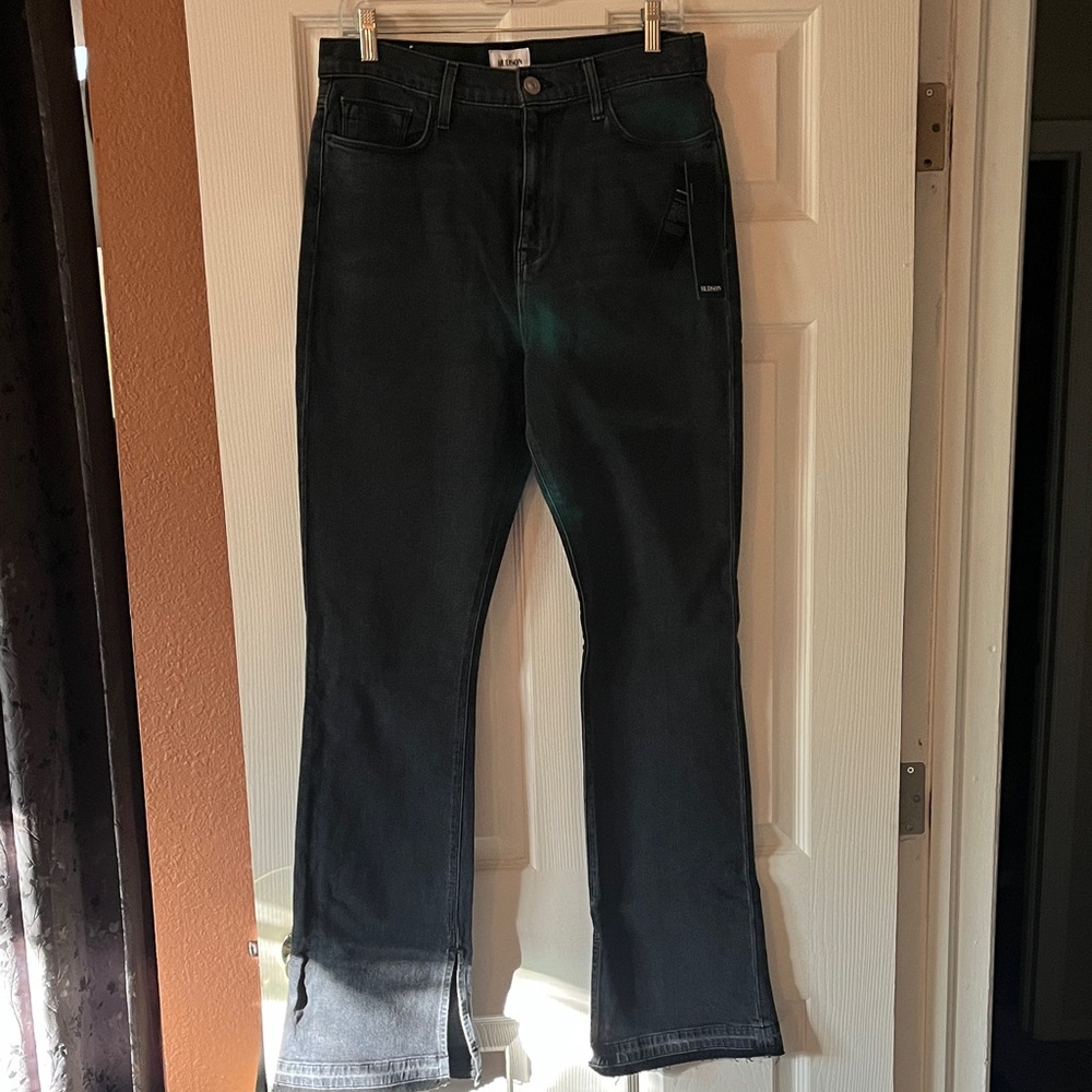 Hudson Jeans Charcoal Flare & Wide Leg